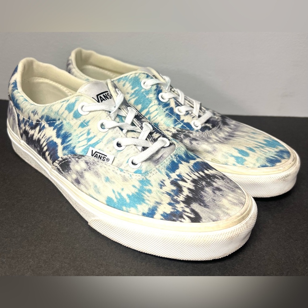 Vans- Womens Size:7, Tie Dye- White/Blue/Purple- Pre- Owned